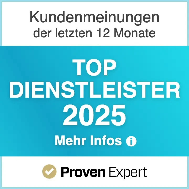 Proven Expert Online Reputation SEHR GUT (5 Sterne)